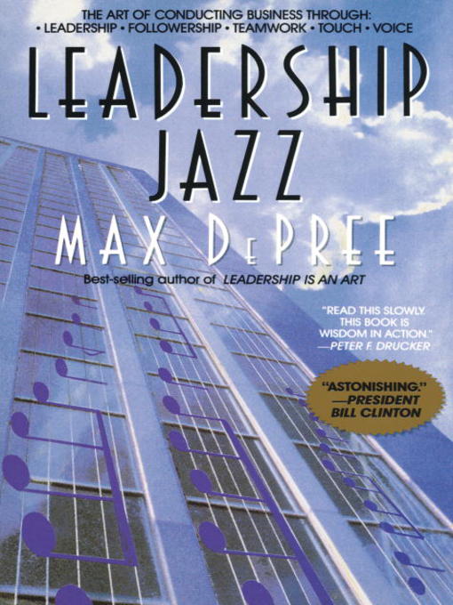 Title details for Leadership Jazz by Max Depree - Available